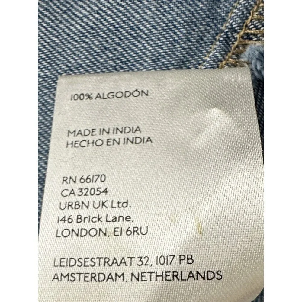 NWT Anthropologie Pilcro Sleeveless Halter Swing Midi Dress 2X Denim Blue - Picture 8 of 8